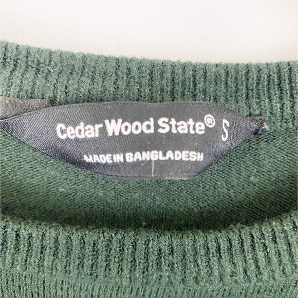 💋3/$20💋 Cedar Wood State Dark Green Knit Sweater - Picture 3 of 4